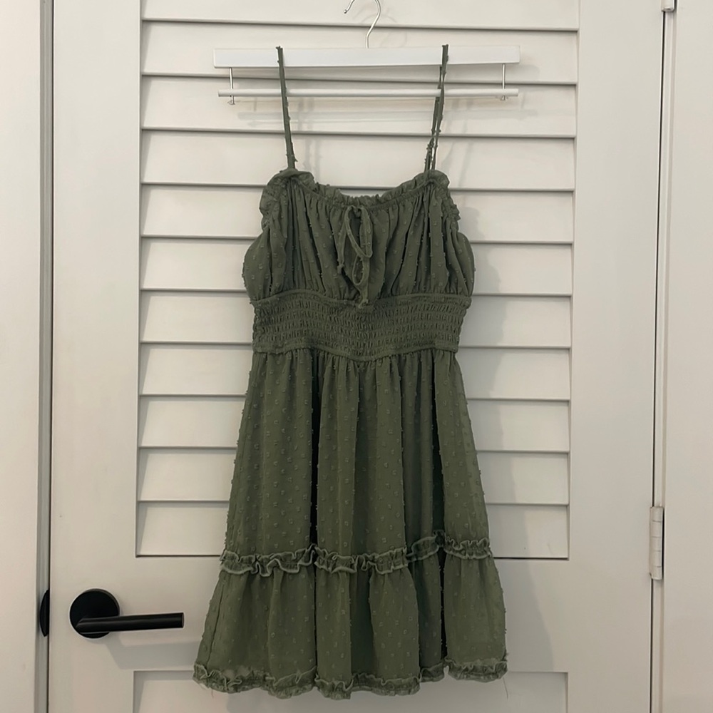 Olive Green Dress